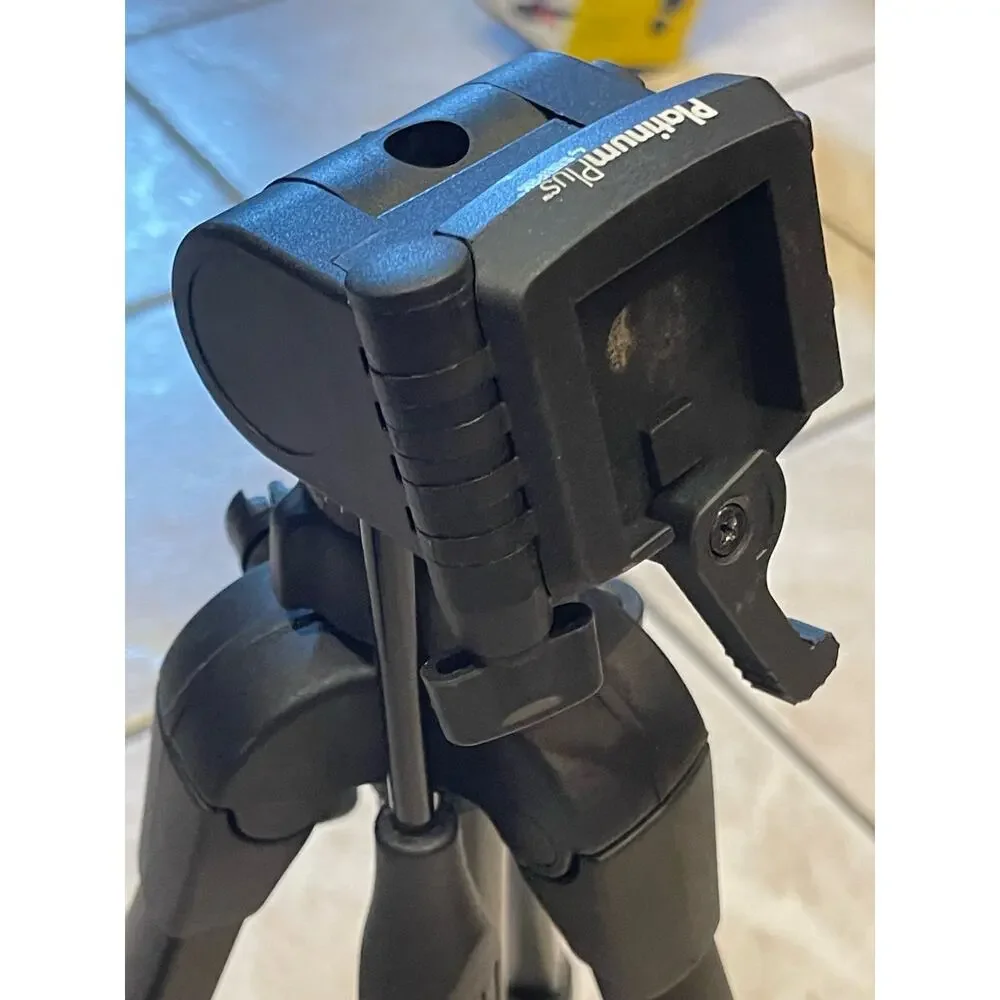 Sunpak 6200DX Platinum Plus Digital Tripod W/ Box Extends to 61.2